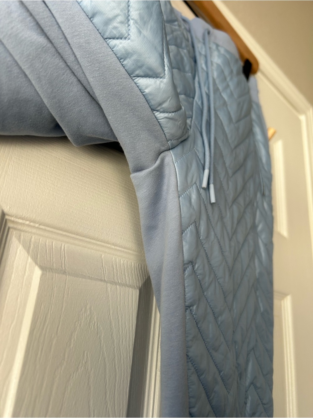 Athleta Après Ski Down Light Blue Jogger Pants 8 TALL - Picture 7 of 11